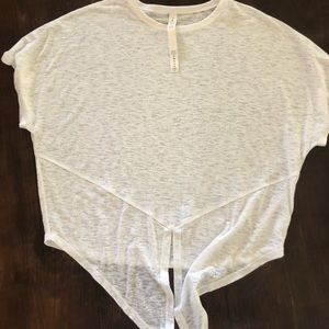Lululemon Crop Tie Shirt